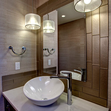 Powder Room with Panche
