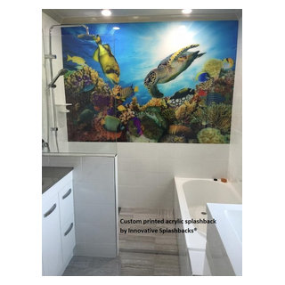 Printed Acrylic Kitchen Splashback - Bathroom - Cairns - by Innovative ...