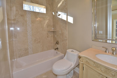 Example of a transitional bathroom design in DC Metro