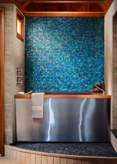 Modern Bathroom by Oceanside Glass & Tile