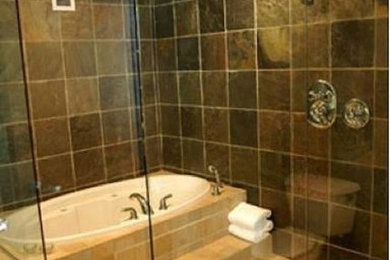 Elegant bathroom photo in Houston