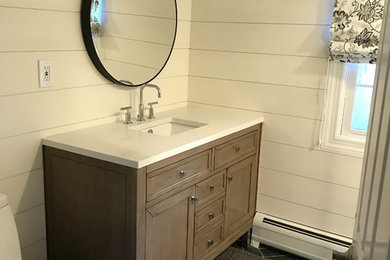 Inspiration for a cottage bathroom remodel in New York