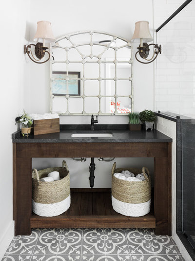 Eclectic Bathroom by Willow Homes