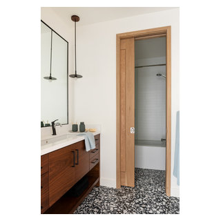 Promontory- Midcentury Mountain - Rustic - Bathroom - Other - by Hudson + Bloum Design | Houzz