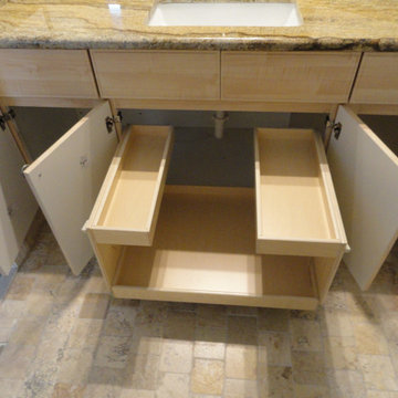 Pull Out Shelves for Your Bathroom Vanity