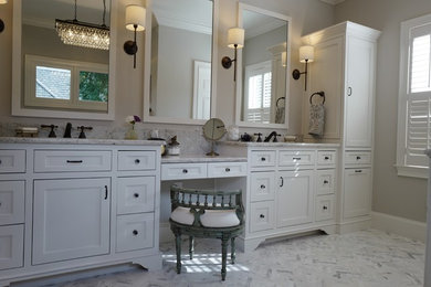 Inspiration for a timeless bathroom remodel in Atlanta