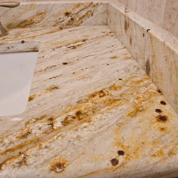 Queen's Gold Granite Bathroom Vanity