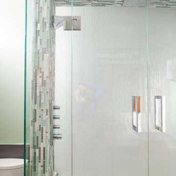Rainfall Glass Tile Bathroom