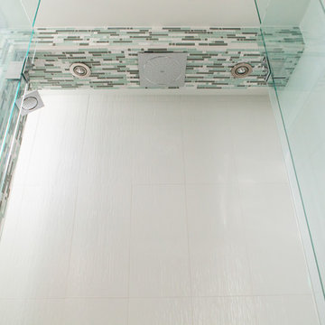 Rainfall Glass Tile Bathroom