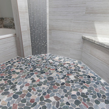 Rancho Bernardo Master Shower Flooring Tile
