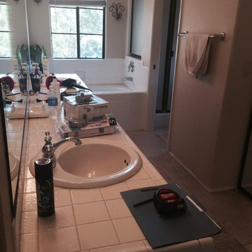 Before Rancho Bernardo Master Bathroom Remodel