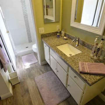 Rancho Cucamoga, CA - Eclectic Bathroom, Floors & Kitchen Remodel