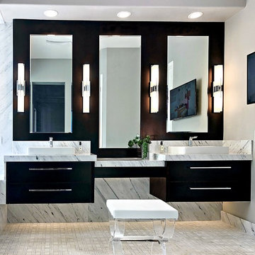 Rancho Mirage Classic Contemporary Master Bath