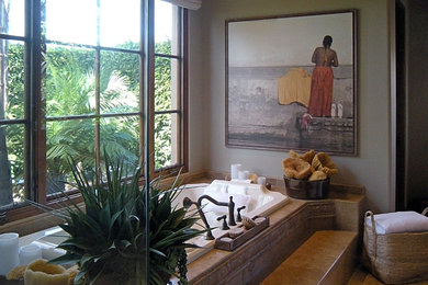 Bathroom - large transitional bathroom idea in San Diego
