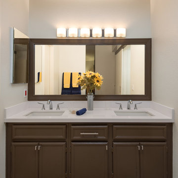 Rancho Penasquitos Master Bathroom Remodel Double Vanity