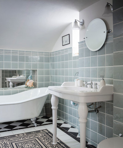 Eclectic Bathroom by Kingston Lafferty Design