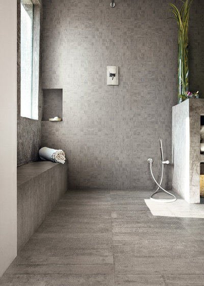 Industrial Bathroom by Ceramic Tile Design