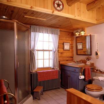 Real Log Home Cabin Model