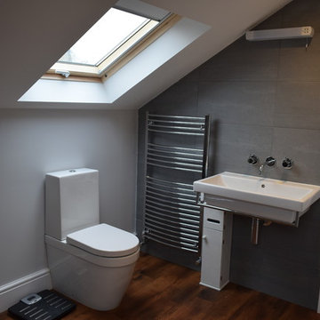 Rear dormer loft conversion with side and front velux - Hammersmith W14