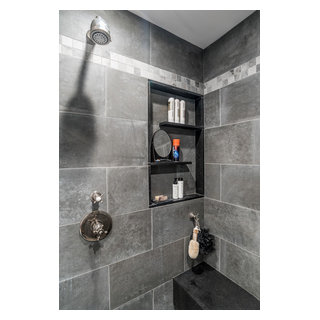 Recessed Float Shelves Niche - Rustic - Bathroom - New York - by  KraftMaster Renovations, Houzz