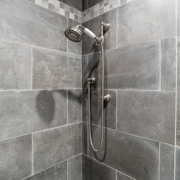 Reclaimed Rustic Master Bath Suite - Handheld shower wand