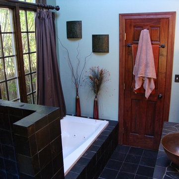 Recycled Custom Slate Bath Tile