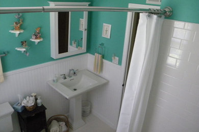 Inspiration for a timeless bathroom remodel in Other