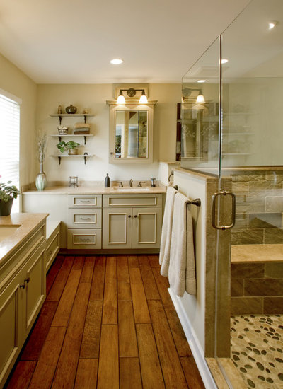 American Traditional Bathroom by HomeTech Renovations, Inc.