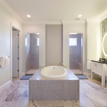 Relaxing Bathrooms by Landmark  Custom Builder and Remodeling