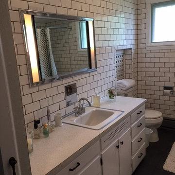 Remodel 1964 bath for wheelchair accessibility