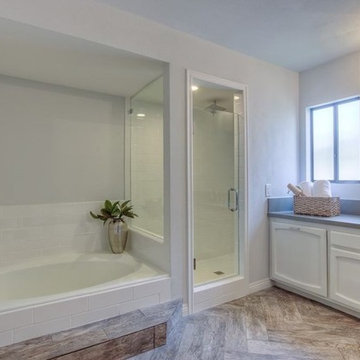 remodeling in Encino (bathtub design)