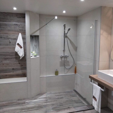 Rénovation moderne d'une salle de bain