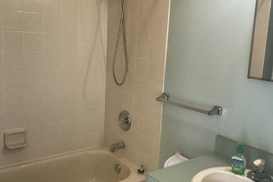 フィラデルフィアにあるコンテンポラリースタイルのおしゃれな浴室の写真