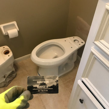 Replace toilet