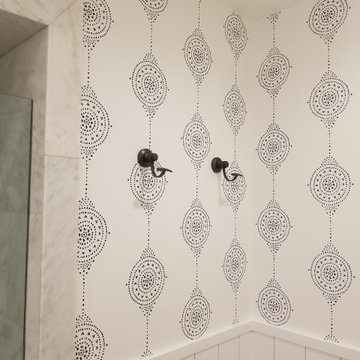 Residential Bathroom Wallpaper