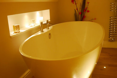 This is an example of a medium sized contemporary bathroom in Cambridgeshire.