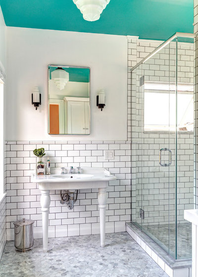 Victorian Bathroom by Dave Fox Design Build Remodelers