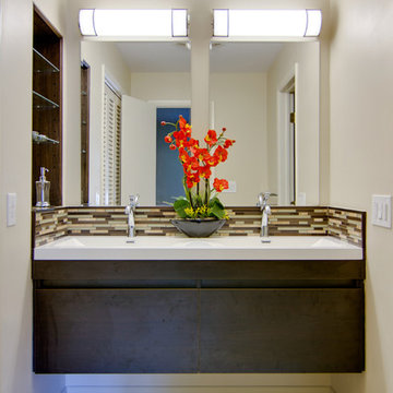 Retro Modern Master Bathroom
