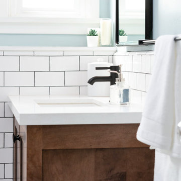 Revived Vintage Guest Bath