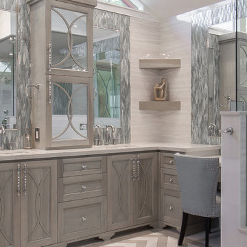 Rice University | Houston, TX | Spacious & Luxurious Spa Bath & Closet Remodel