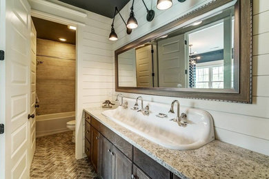 This is an example of a beach style bathroom in Richmond.
