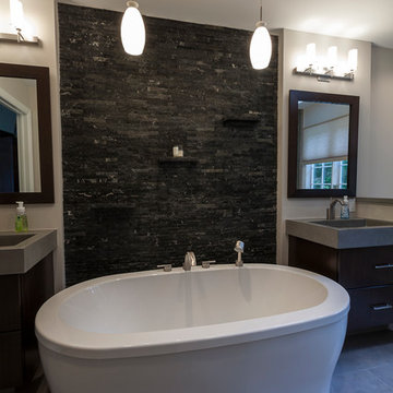 Ridgefield Contemporary Master Bath