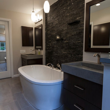 Ridgefield Contemporary Master Bath