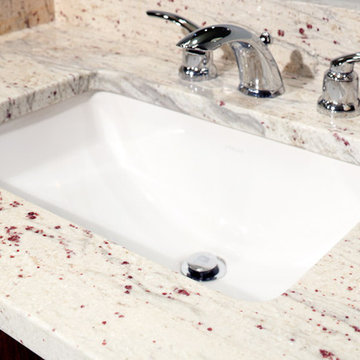 River White Granite Vanity