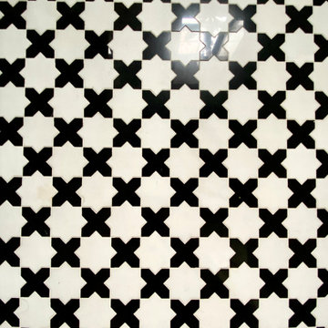 Riverside Bathroom - Marble Floor Detail