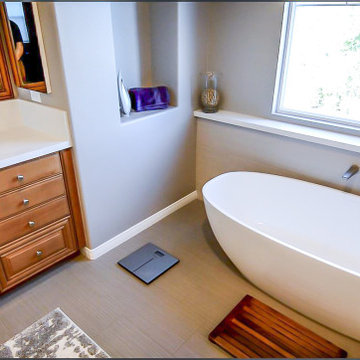 Riverside, CA Freestanding Tub Master bath remodel