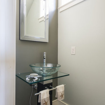 Riverside Waterfont Home: Bathroom Sink