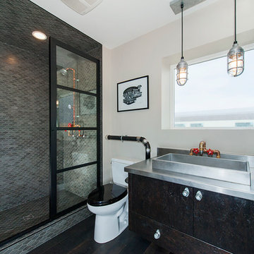 Rockcreek Builders - The Ultimate Man Cave Featuring Farmhouse Floors
