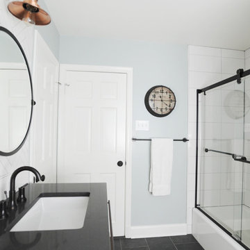 Roland Park Industrial Inspired Bathroom