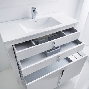 White High Gloss Cabinets | Houzz